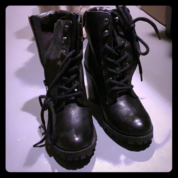 Aldo Shoes - ALDO Combat Moto Boots